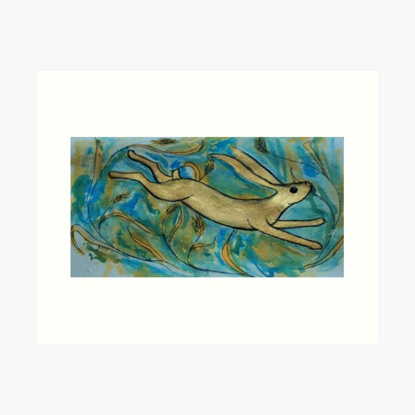 Harvest Hare Art Print