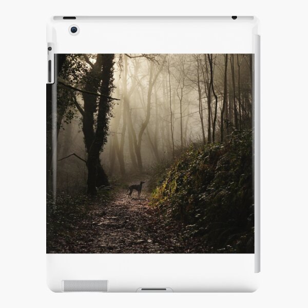 Lurcher in the mist iPad Snap Case