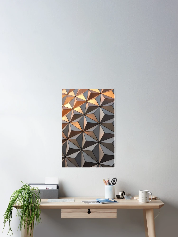 Thumbnail 2 of 3, Poster, Triangle Pattern designed and sold by MatthewWinning.