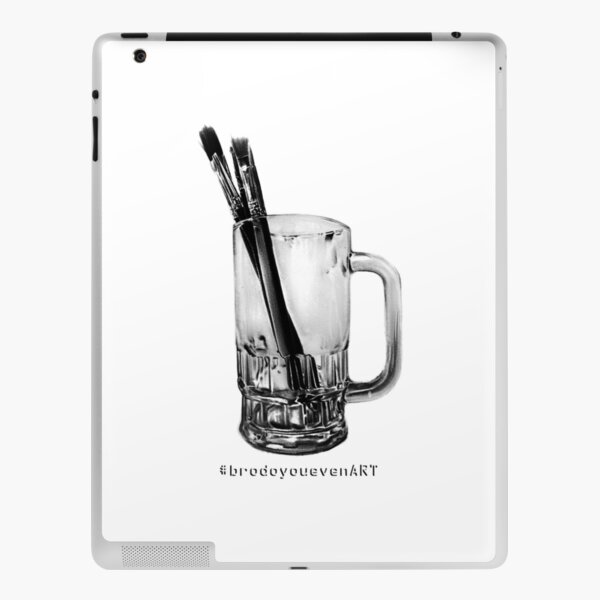 BRO DO YOU EVEN ART (Pencil drawing) iPad Skin