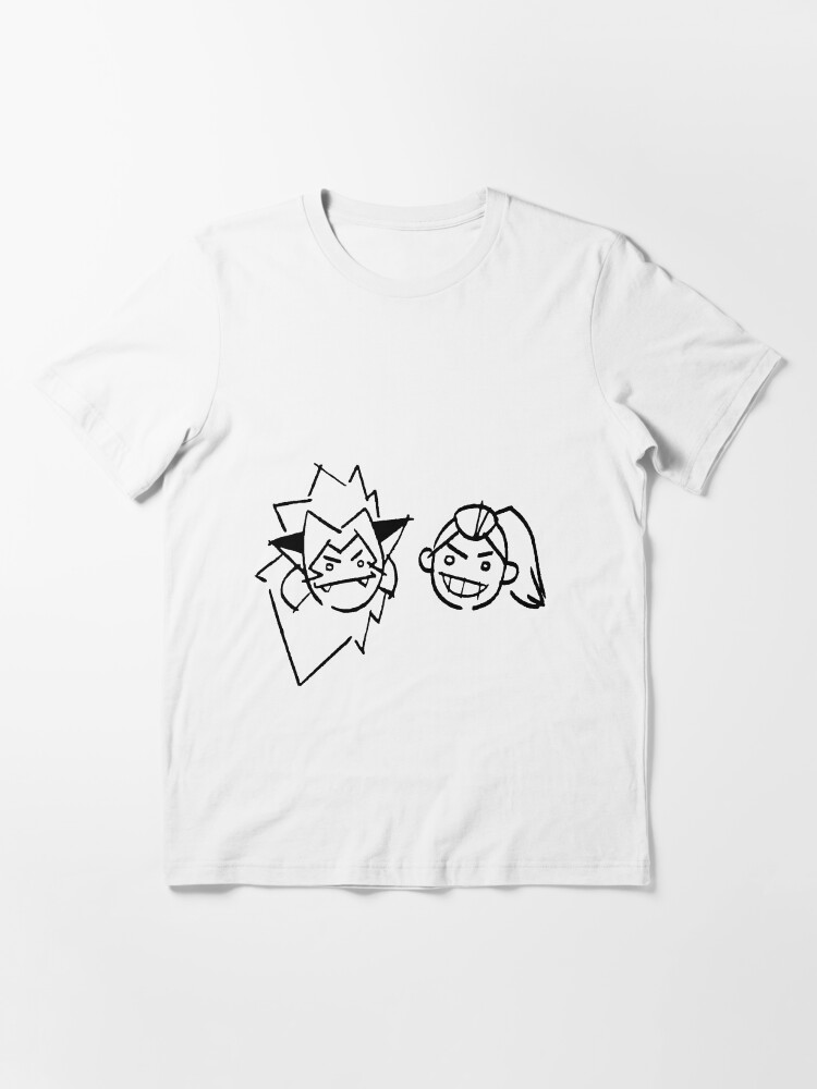 Alternate view of Catra and Adora drawings on the wall - she-ra and the princesses of power Essential T-Shirt