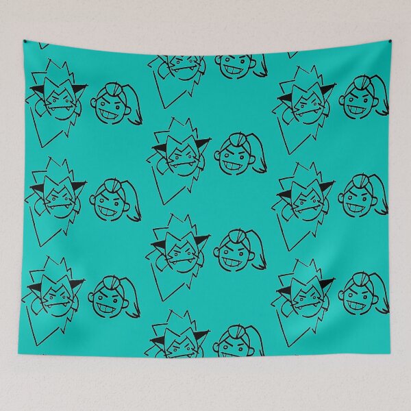 Item preview, Catra and Adora drawings on the wall - she-ra and the princesses of power designed and sold by CleverJane.