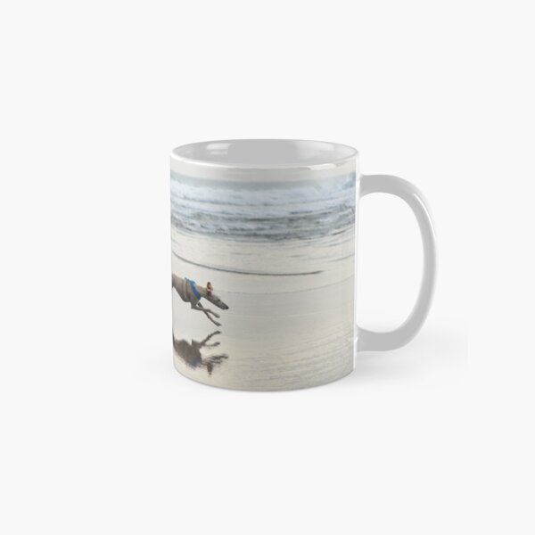 Beach Lurcher Classic Mug