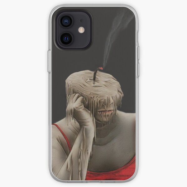 Candle Face (Color Pencil Drawing) iPhone Soft Case