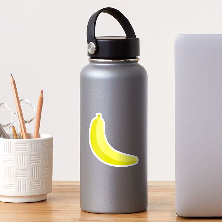 Banana Minimalism Art Sticker