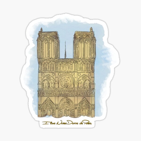Notre Dame de Paris Sticker