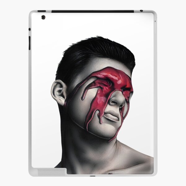 Eye Contact (Colour Pencil Drawing) iPad Skin
