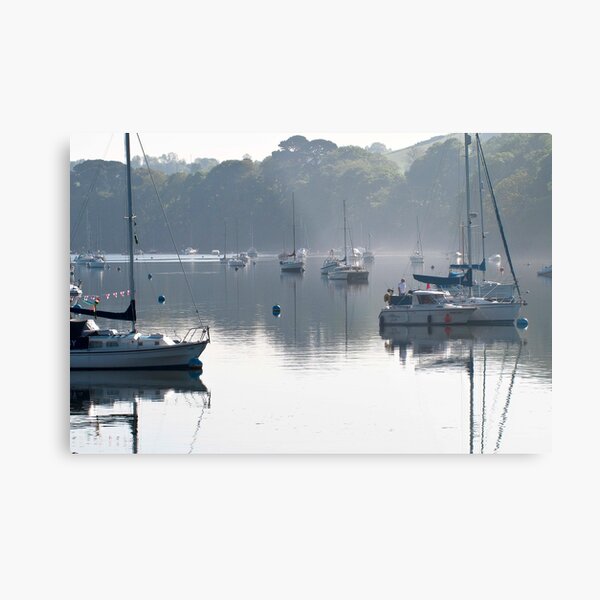 Reflecting masts Metal Print