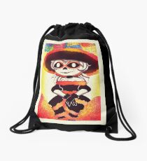 Beautiful Day of the dead girl Drawstring Bag
