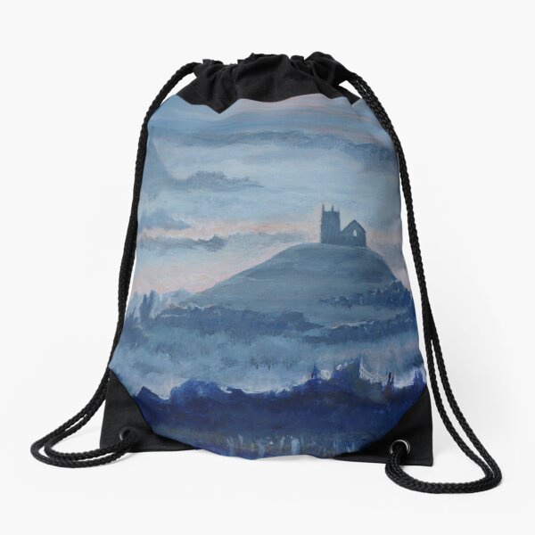 Mists in Avalon Drawstring Bag
