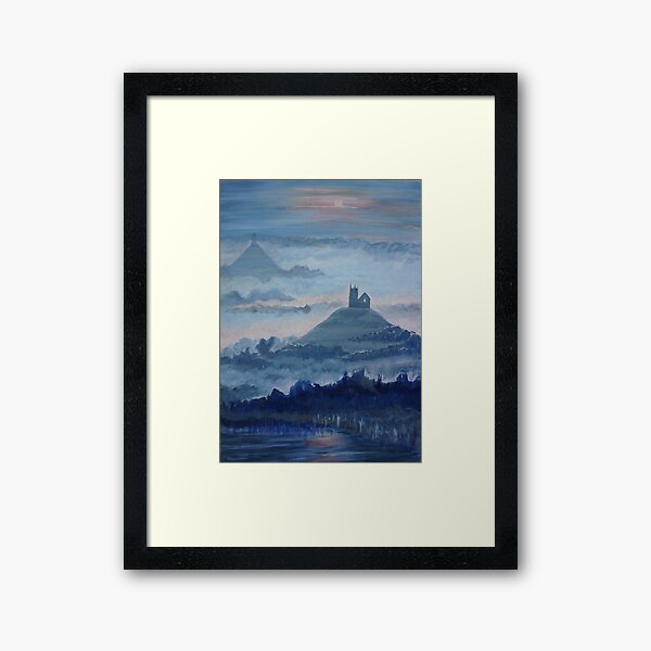 Mists in Avalon Framed Art Print