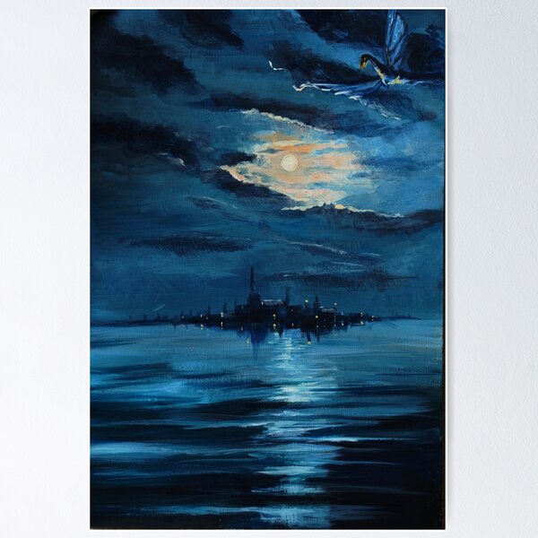 Dragon over Laketown Poster