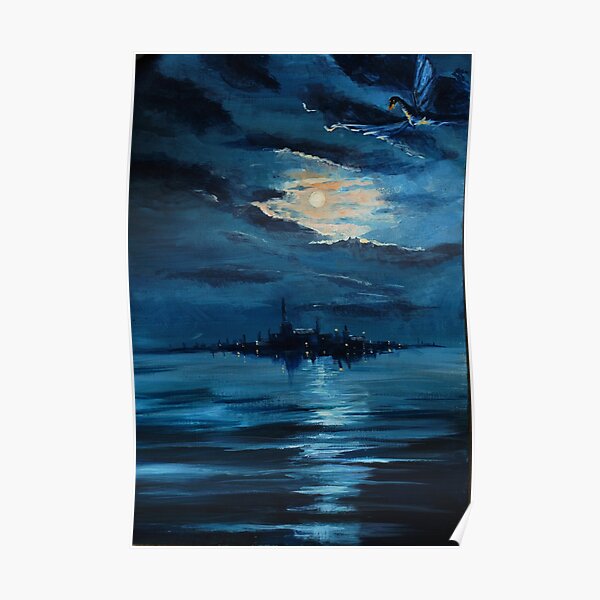 Dragon over Laketown Poster