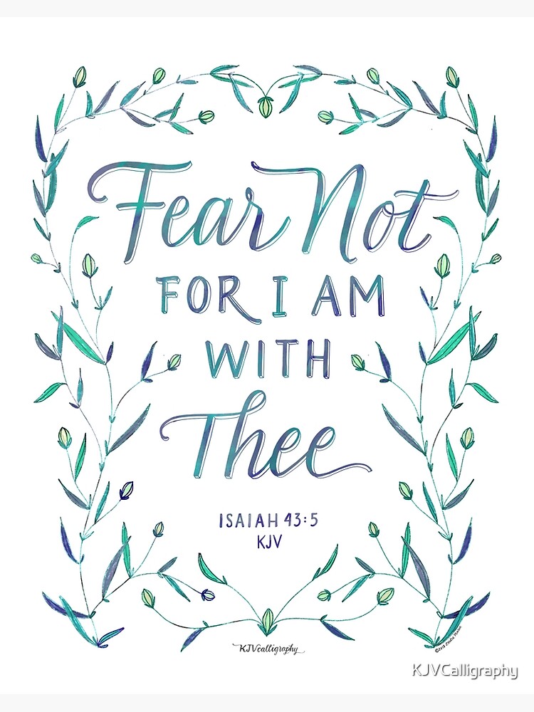 isaiah scripture fear not