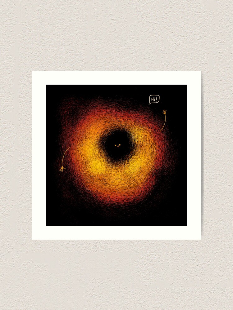 Alternate view of The Black Hole Art Print