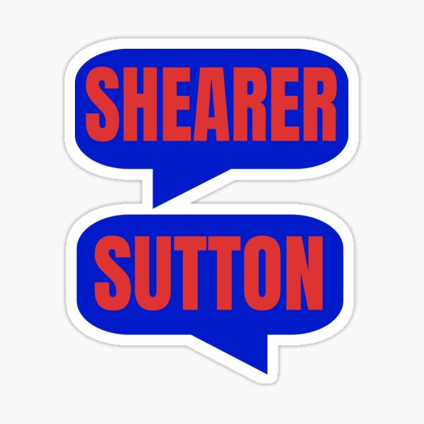 Shearer And Sutton Sticker