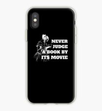 Vinilo o funda para iPhone Never Judge A Book By Its Movie