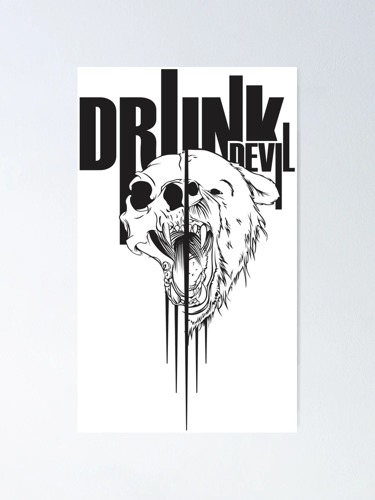 Thumbnail 1 of 3, Poster, bear designed and sold by drunkdevil.