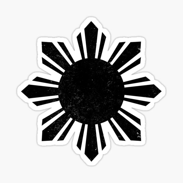 Philippines graphic Filipino Vintage Sun print Pinoy Pinay Sticker