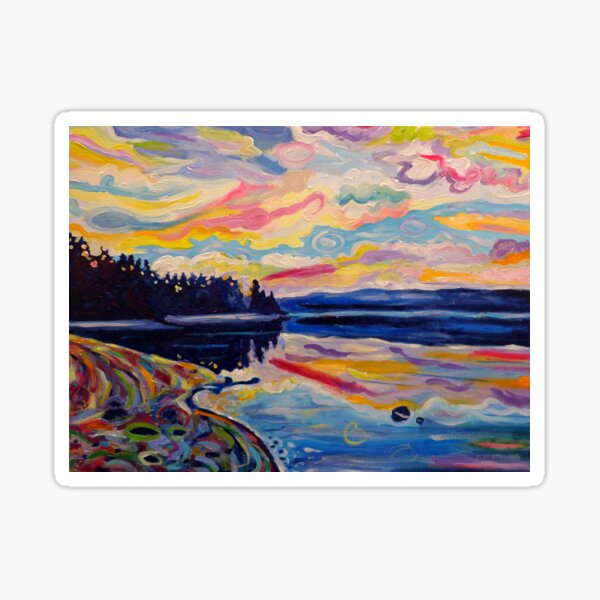 The Denman Sunrise Sticker