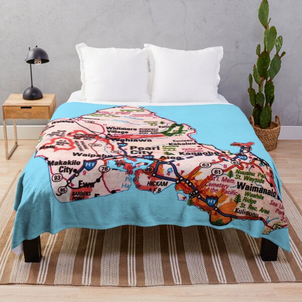 Item preview, Oahu Roadmap designed and sold by Havocgirl.