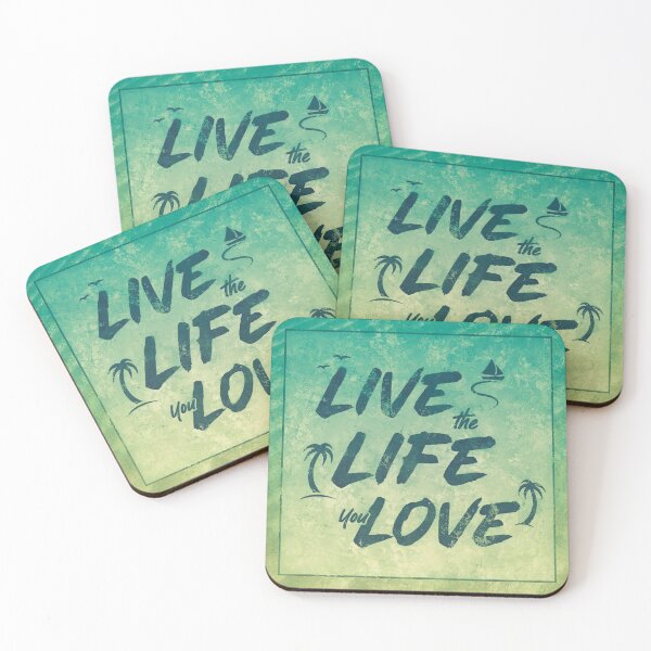 Item preview, Live the Life You Love - Vintage Vacation designed and sold by BethsdaleArt.