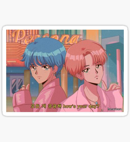 bts stickers redbubble