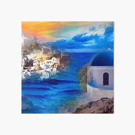 Santorini Dreamscape Galeriedruck