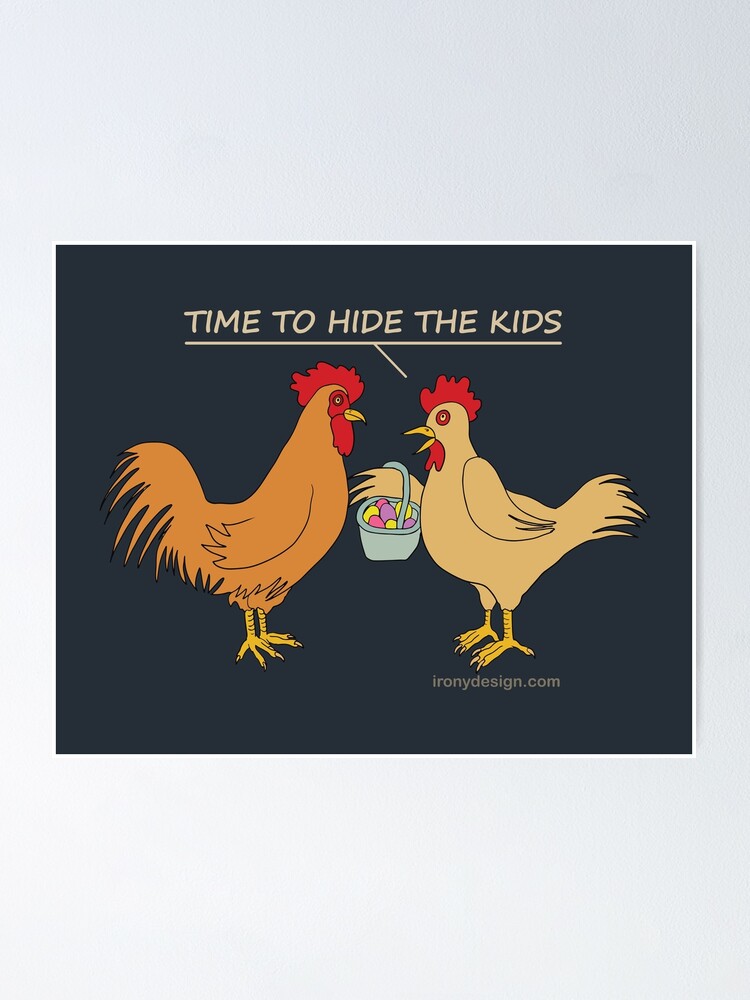 Funny Mother Hen Mom Sayings Poster for Sale by ironydesigns