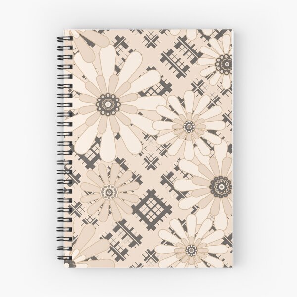 Item preview, Beige , flower pattern  designed and sold by fuzzyfox.
