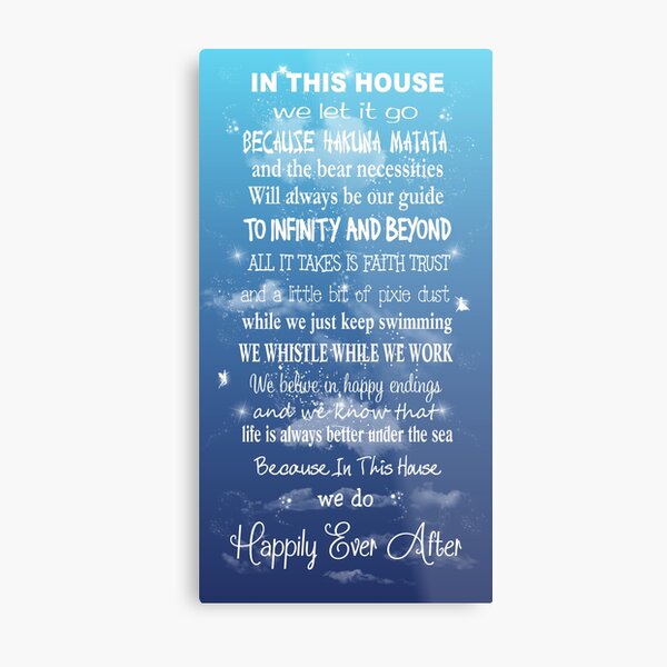 Item preview, In This House We Do Happily Ever After designed and sold by Lallinda.
