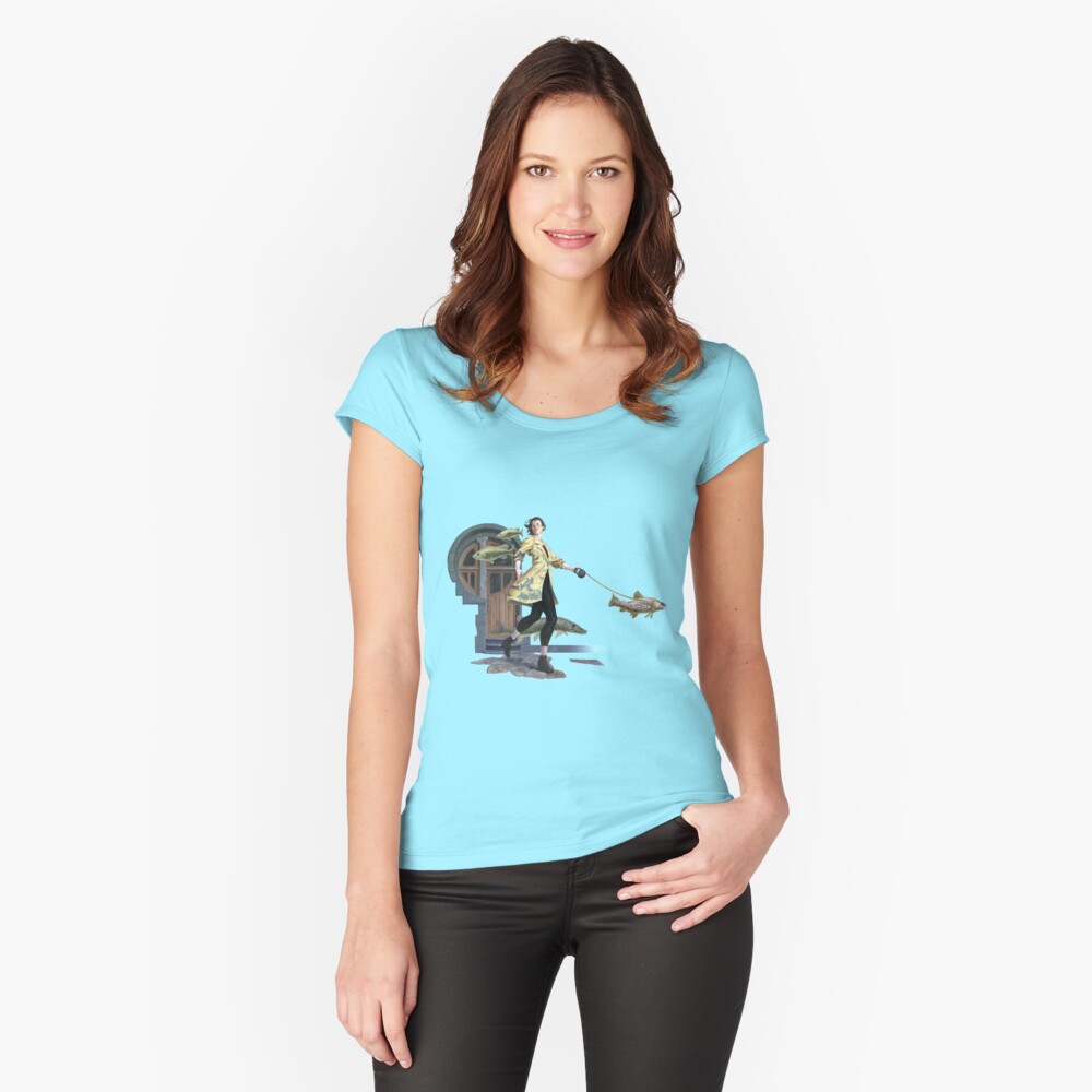 Item preview, Fitted Scoop T-Shirt designed and sold by jasoncmeyer.