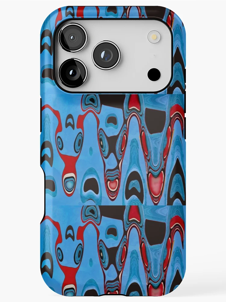 Thumbnail 1 of 4, iPhone Case, Three Rams Abstract designed and sold by CarolM.