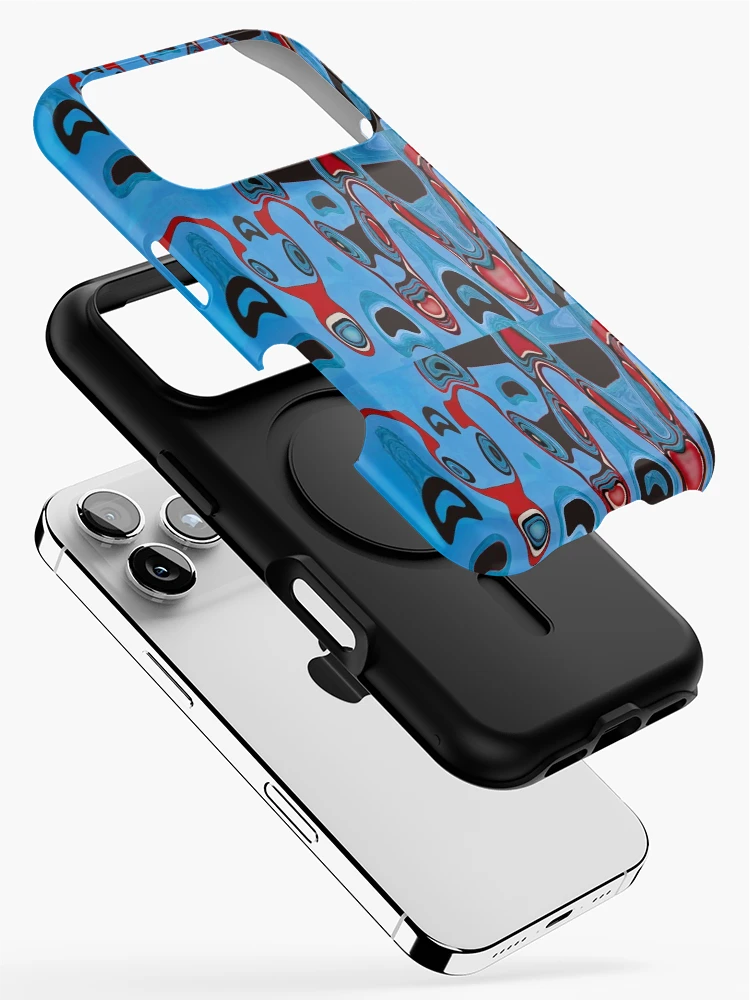 Thumbnail 2 of 4, iPhone Case, Three Rams Abstract designed and sold by CarolM.