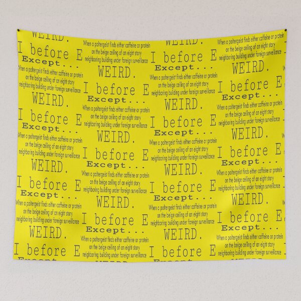 Item preview, I before E... designed and sold by TheBoyTeacher.