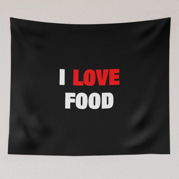 Item preview, I love food designed and sold by SkullCity.