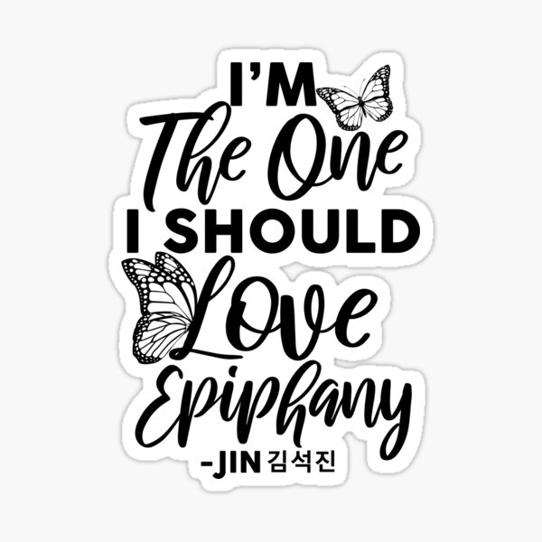 Artikel-Vorschau von KIM SEOKJIN QUOTE 2 EPIPHANY, designt und verkauft von skeletonvenus.