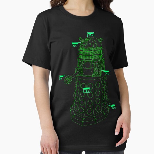 Vista previa del artículo con la obra «Exterminar al robot - Oscuro», diseñado y vendido por zombieguy01.