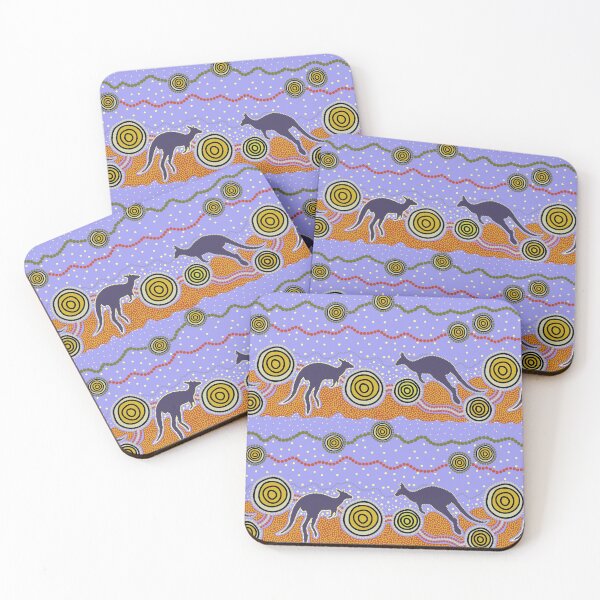Item preview, Authentic Aboriginal Art - Kangaroo designed and sold by HogarthArts.