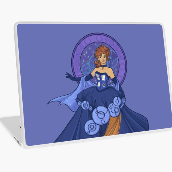 Gallifreyan Girl Laptop Skin
