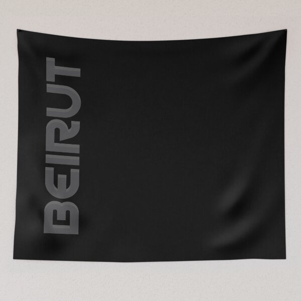 Item preview, Beirut Vertical Text designed and sold by designkitsch.