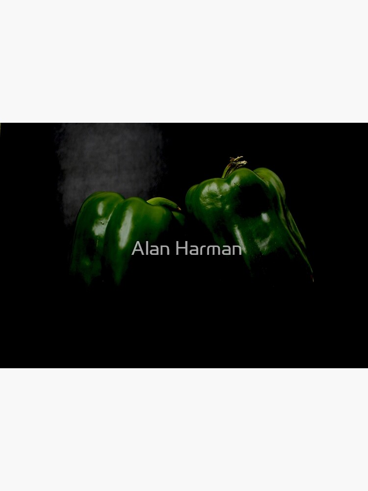 Two Green Peppers by AlanHarman