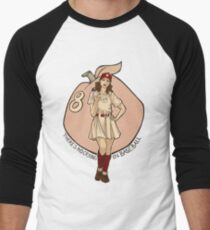 Queen of Diamonds Men's Baseball ¾ T-Shirt