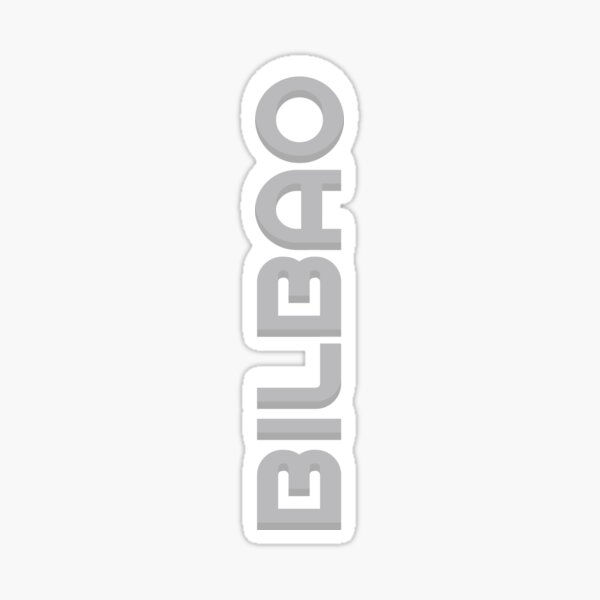 Vista previa del artículo con la obra «Texto vertical bilbao», diseñado y vendido por designkitsch.