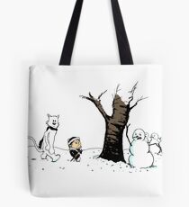 Jon and Ghost Tote Bag