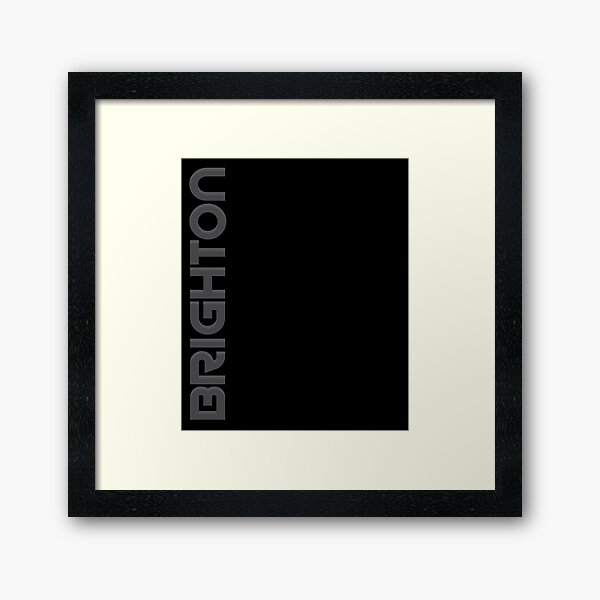 Item preview, Brighton Vertical Text designed and sold by designkitsch.