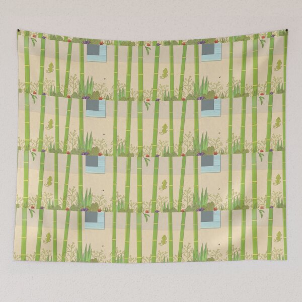 Item preview, Lizard in a Tropical Garden Pathway designed and sold by sweetpea73.