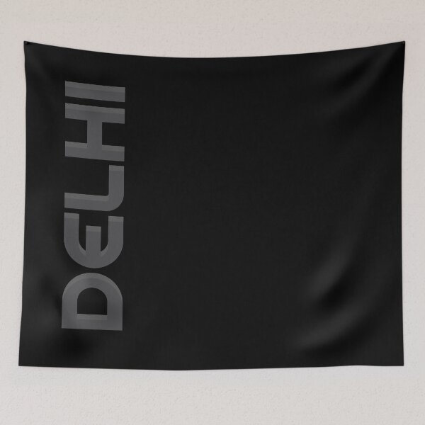 Item preview, Delhi Vertical Text designed and sold by designkitsch.