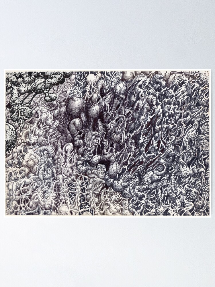 Alternate view of Organic Eruption Poster