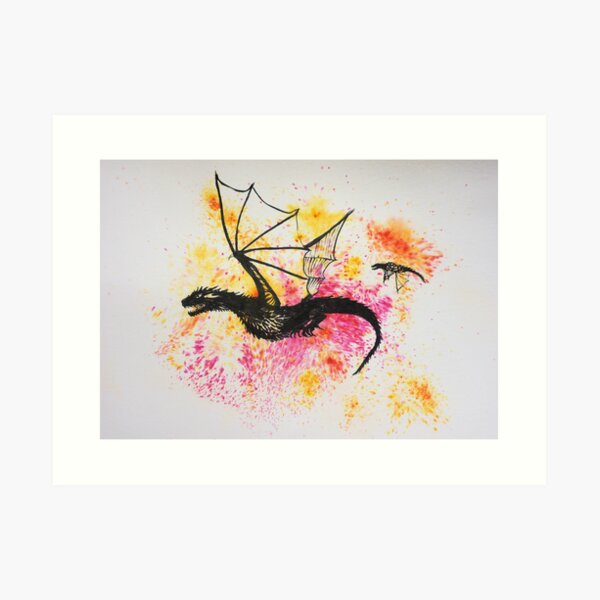 Dragons of Morning Art Print